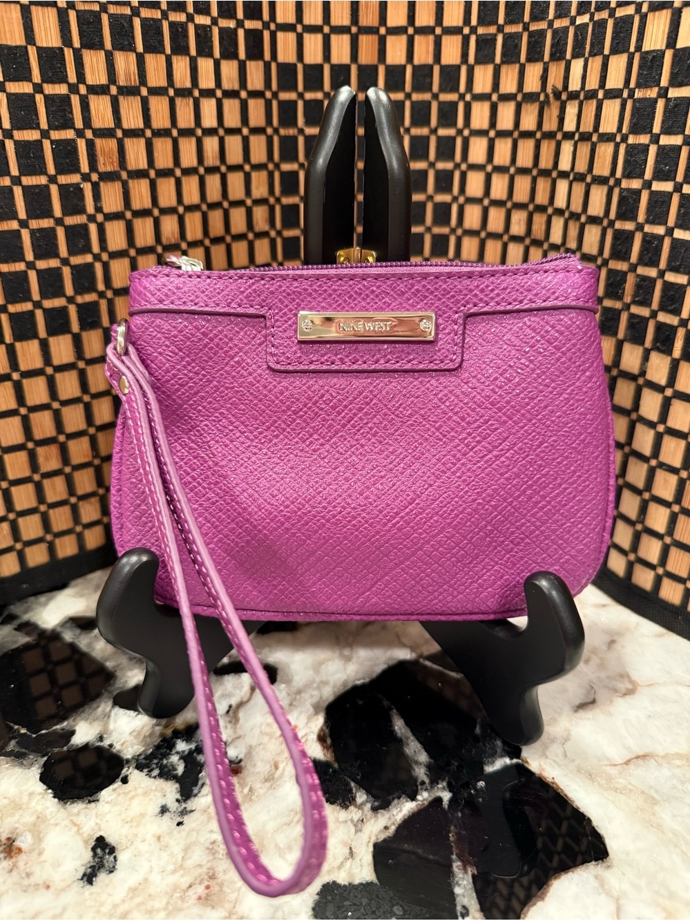 Nine West Zip Top Wristlet